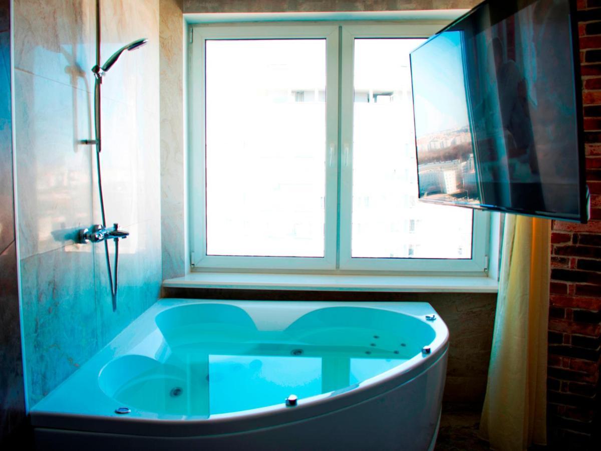 Jacuzzi New Loft Apartcomplex Kaskad, Минск - Центр Города Minszk Kültér fotó